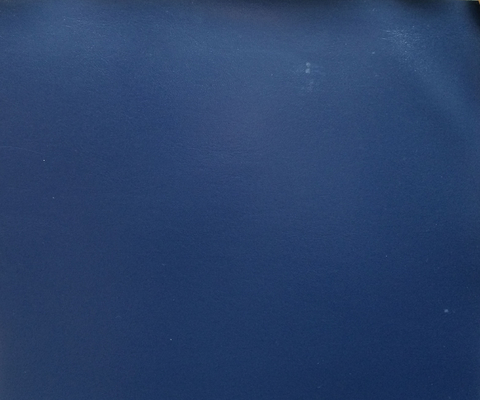 Tela azul do couro artificial do PVC da resistência da tensão para estacionário