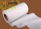Matéria prima molhada não tecida médica de dobramento transversal do cotonete do álcool do lenço de papel da tela de Spunlace