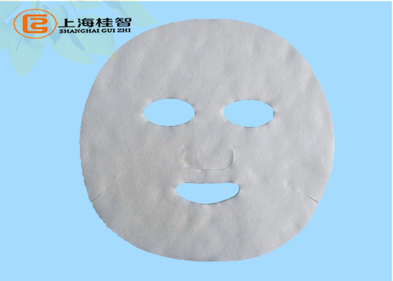 Tela de seda de imitação do Nonwoven de rayon máscara facial transparente/invisível da folha