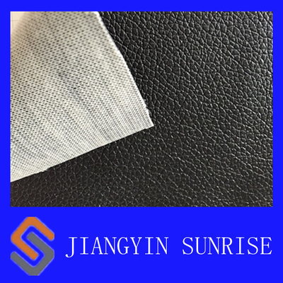 Couro sintético personalizado do sofá colorido, tela de estofamento de couro do falso para a mobília