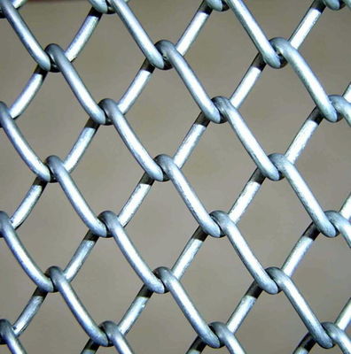Vinil industrial de alumínio da rede de arame do elo de corrente revestido com o furo do diamante