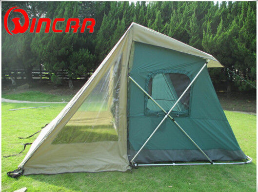 a barraca e o toldo da tela de 150D oxford esverdeiam o × 2m de 2.5m para acampar