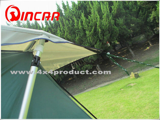 a barraca e o toldo da tela de 150D oxford esverdeiam o × 2m de 2.5m para acampar