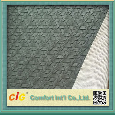 Waterproof o couro sintético do PVC de 0.8MM para o sofá, sofá do couro artificial