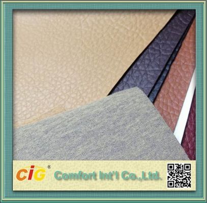 Bancos de carro/colorido da tela do couro artificial do PVC Seat do sofá e Rasgo-resistente materiais