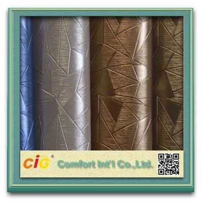 Couro artificial imprimindo multicolorido do Pvc para a mobília decorativa