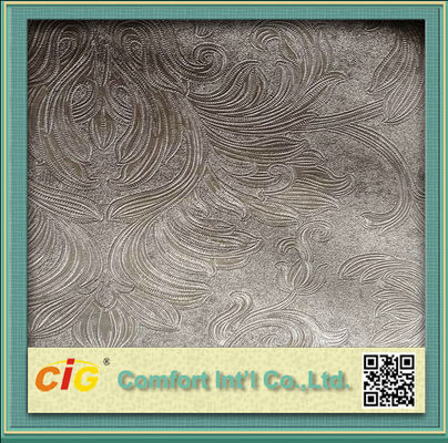 Couro artificial do PVC da espessura decorativa do couro 0.6mm do Pvc para a bolsa