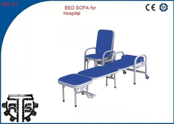 Paciente que transfere o alumínio de couro médico Fram da mobília do hospital do sofá da cama