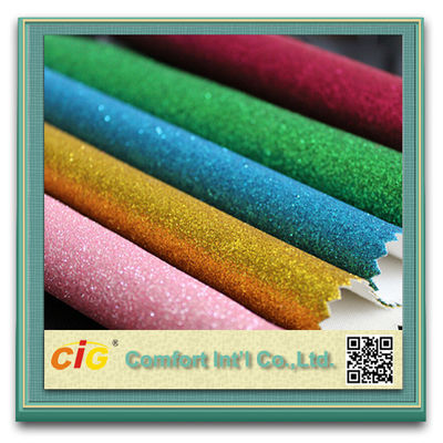 Cor material da tela home de couro sintética macia da decoração da parede do plutônio do papel de parede do brilho multi