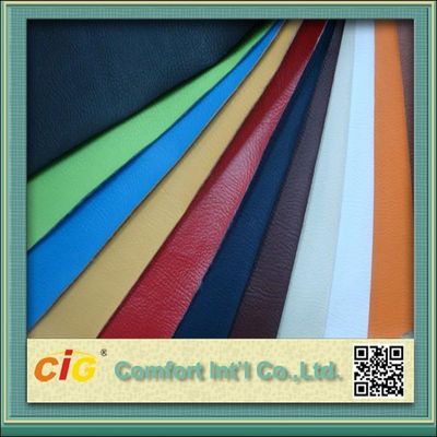 tela de couro sintética do poliuretano de 0.4mm - de 0.7mm para o vestuário
