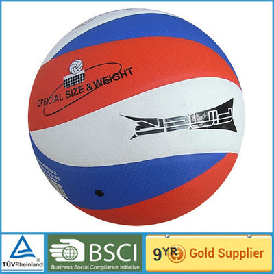 Voleibol de couro sintético imprimindo feito sob encomenda 5#/voleibol do plutônio de praia oficial