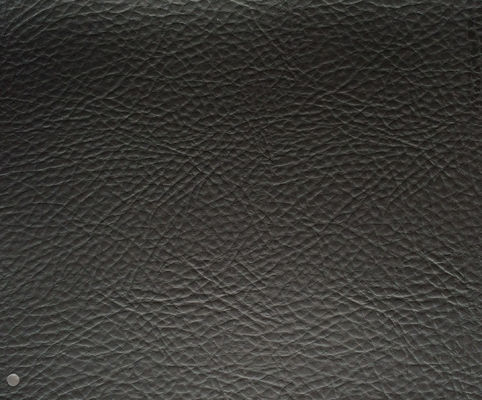 Do falso matte do preto do revestimento do GV material de estofamento de couro com tela lisa