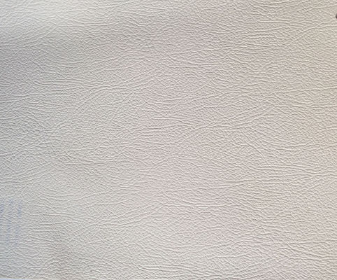 Tela de estofamento do couro branco do falso auto com os baixos compostos orgânicos temporários