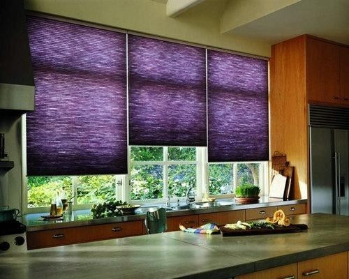 Cortinas verticais luxuosas modernas das cortinas de rolo da tela da cortina com poliéster